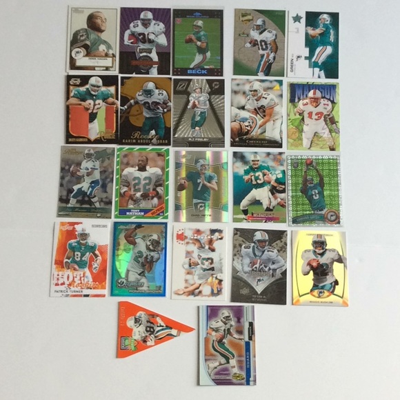 Playoff Other - Miami Dolphins card lot Brown Marino Nathan Bush